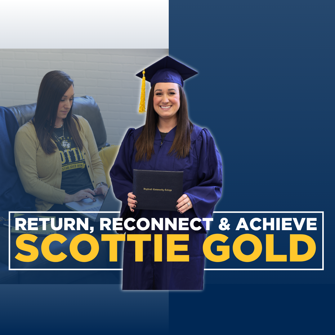 Scottie Gold Initiative - Heather holding a diploma