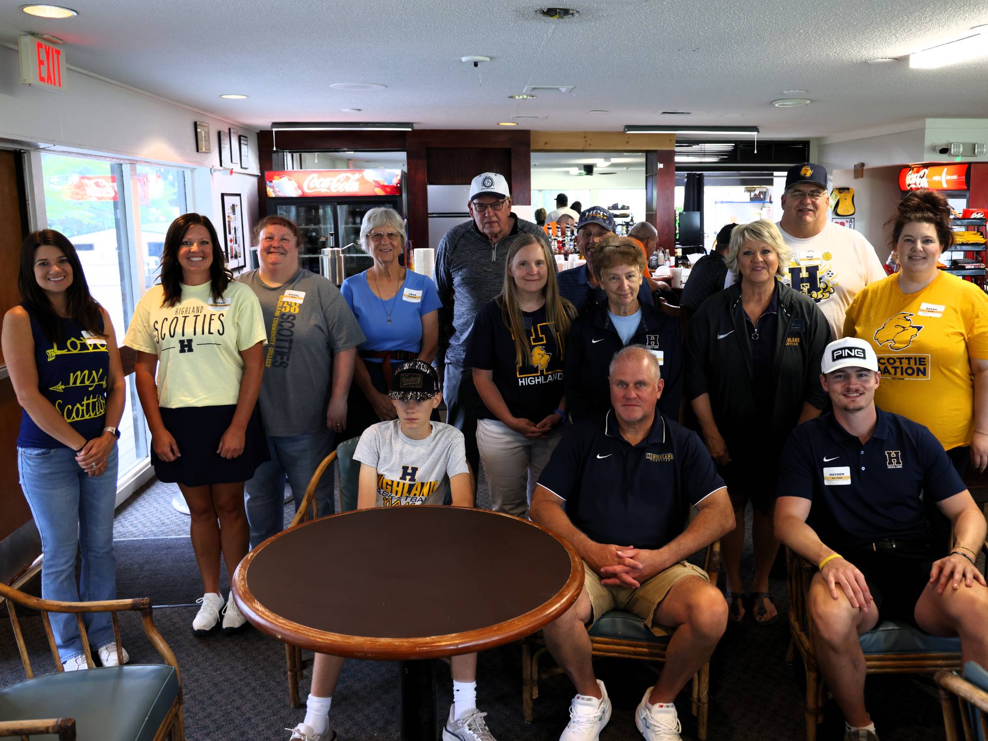 Alumni Board Group gathered for group photo.