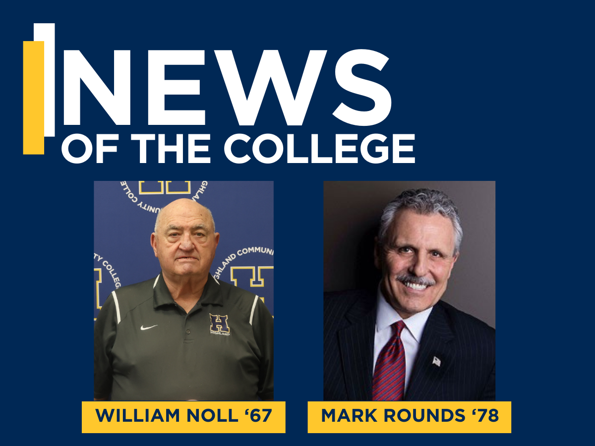News of the College featruing William Noll and Mark Rounds with their photo.